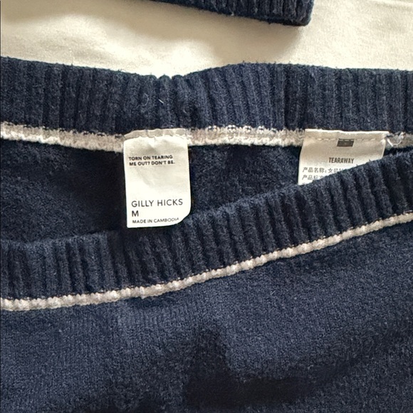 Women's Navy Gilly Hicks knit set - Picture 4 of 5